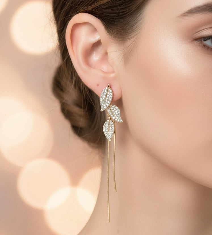 Premium Anti-Tarnish Chain Drop Earrings